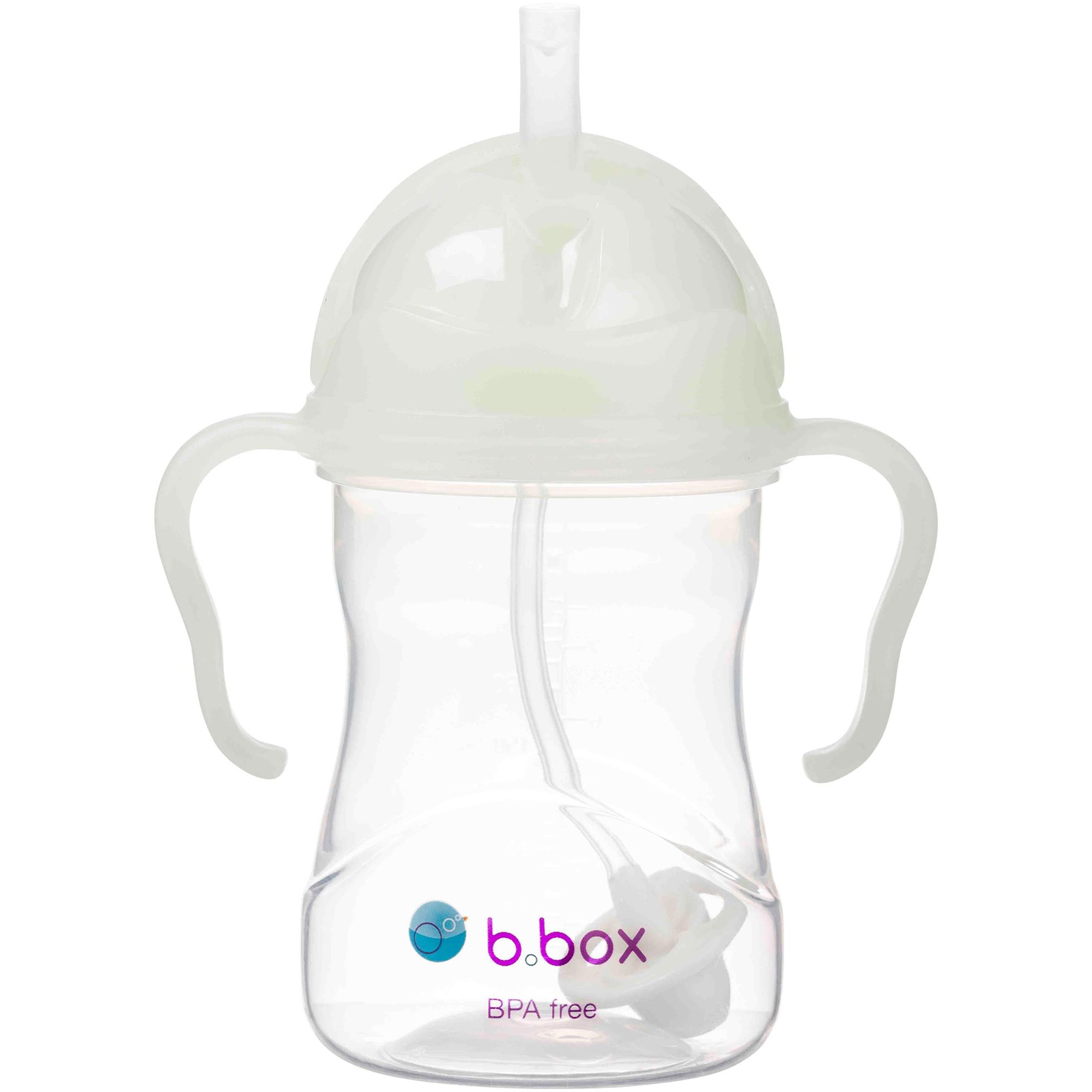 B.Box Pohár szívószállal - glow in the dark 240 ml (9353965005230)