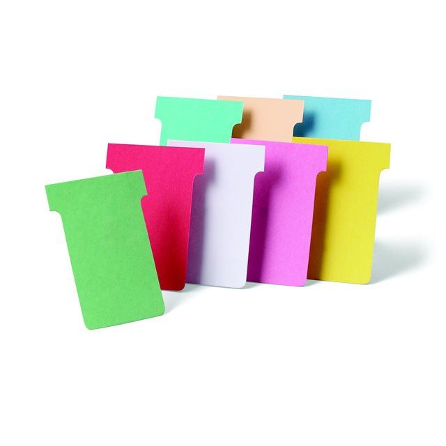 NOBO T-kártya tervezőtáblához, 2-es méret piros (VN2003) (VN2003)