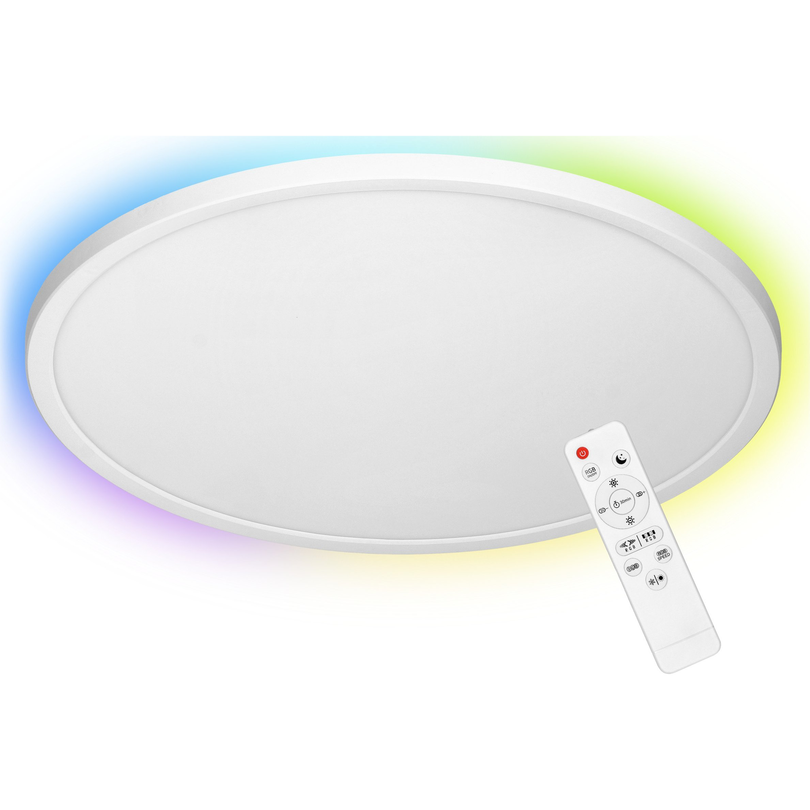 Adviti LED Mennyezeti Lámpa Távirányítóval RGB- CCT Fehér 36 w 3500 lm