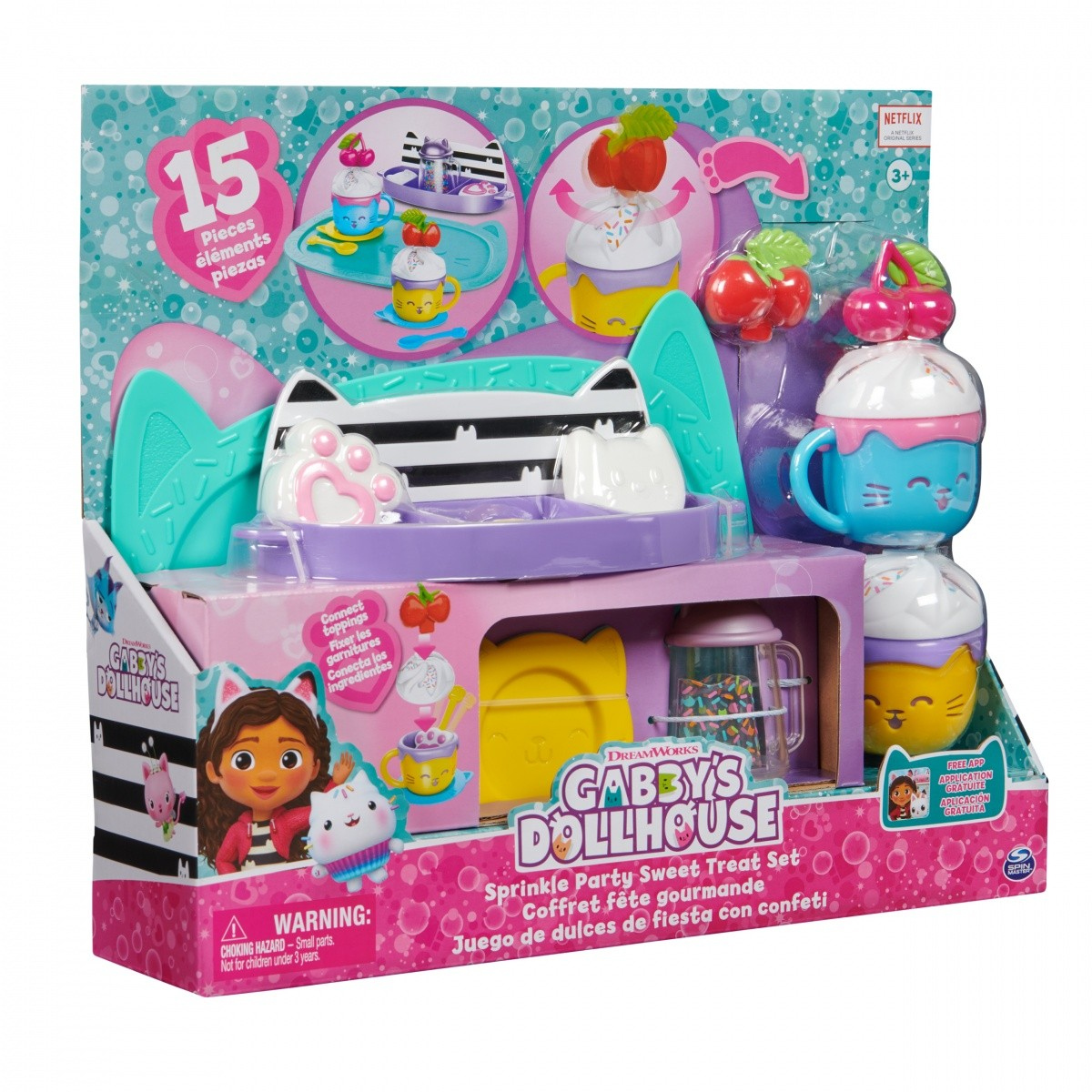 Gabby's Dollhouse GDH RLP Sprnkl Party Sweet Treat Set GML (6067216)