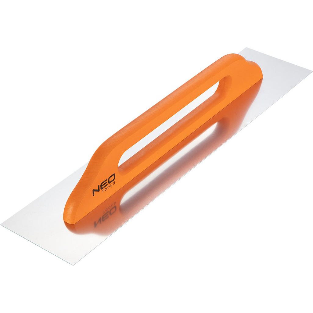 NEO 50-191 Acél Simító, Rozsdamentes, 580X128mm, Fa Markolat (50-191)