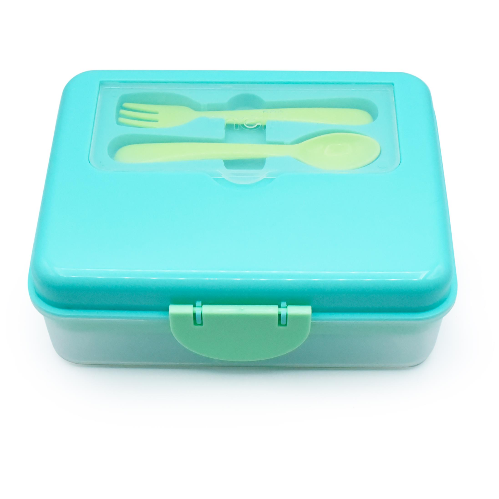 Melii kétszintes snack doboz, zöldeskék (790693215101)