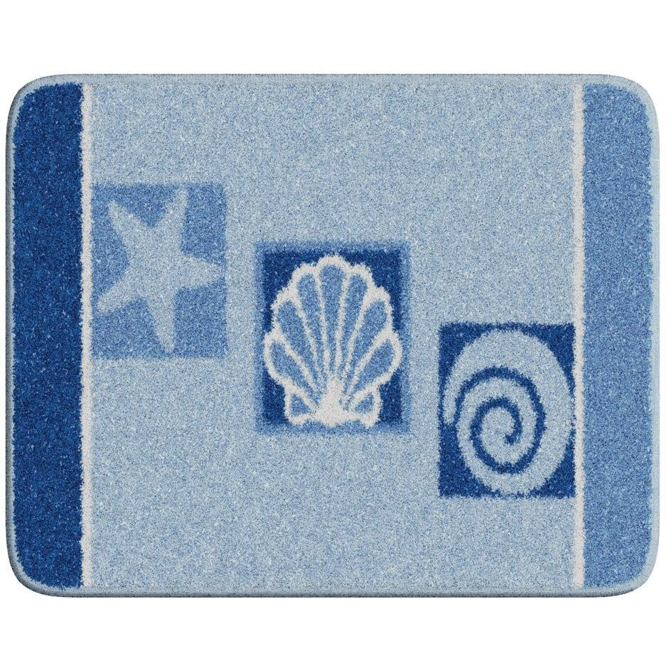 LineaDue Aquatica Fürdőszobai szőnyeg, kék, 40×50 cm (b4113-192001248)