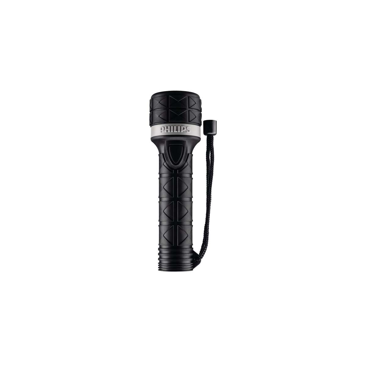 Philips Flashlights elemlámpa gumírozott fekete (SFL5200/10) (SFL5200/10)