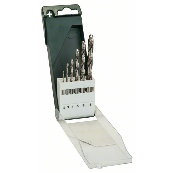 BOSCH 2609255060 DIY fúrószár készlet, HSS-G, 2/3/4/5/6/8 (2.609.255.060)