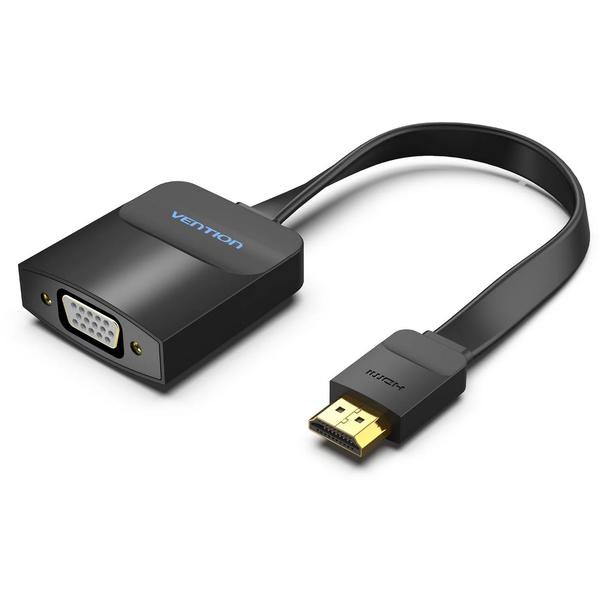Vention 74345 cavo e adattatore video 0,15 m VGA (D-Sub) HDMI tipo A (Standard) Nero
