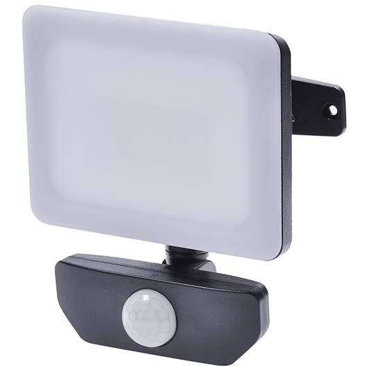 Solight Quick Mozgásérzékelős LED reflektor, 10 W, 850 lm, 4000 K, IP65, fekete (WM-10WS-Q)