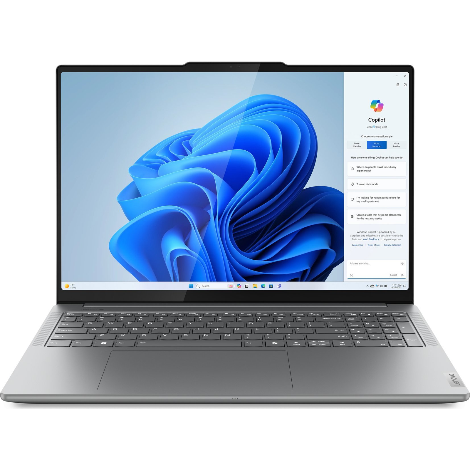 Lenovo Yoga Pro 9 Intel Core Ultra 7 155H Laptop 40,6 cm (16