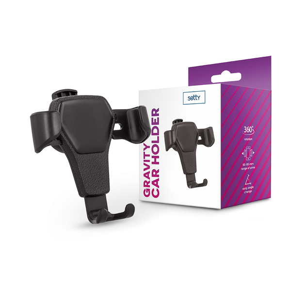 Setty GUS-01 Gravity Car Holder - черен
