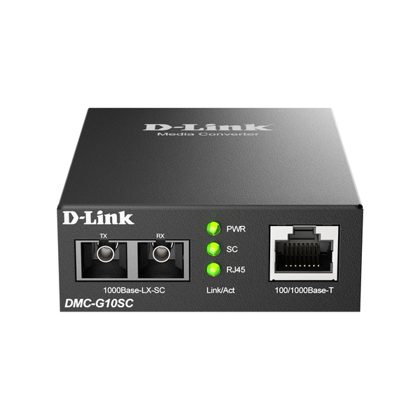 D-Link DMC-G10SC/E netwerk media converter 1000 Mbit/s Single-mode
