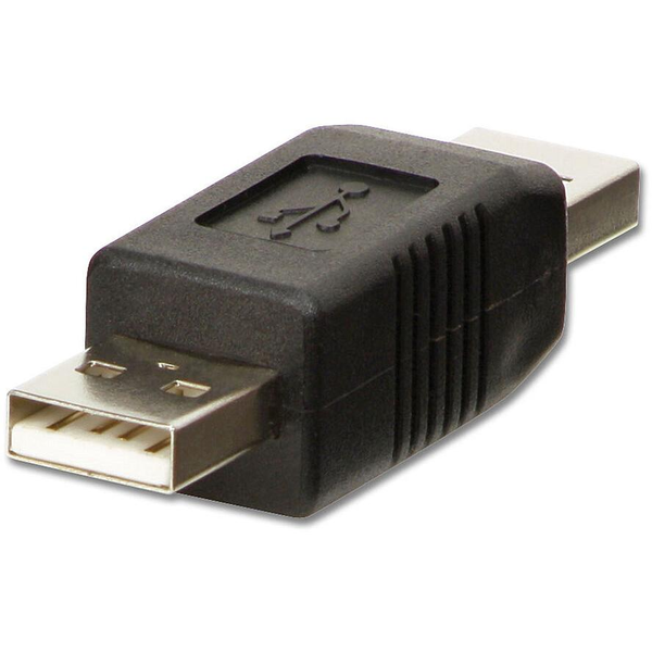 Lindy 71229 kabel kønsskifter USB A Sort