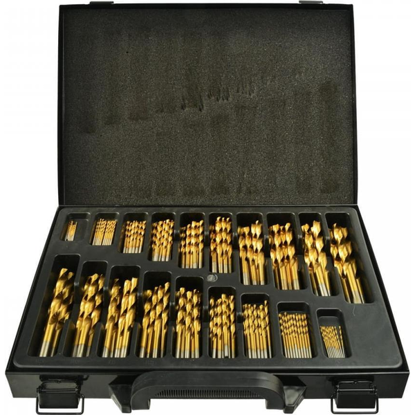 Wiertło Geko ZESTAW 170SZT.WIERTEŁ HSS DO METALU TYTAN.M. BOX(5) G38219 GEKO