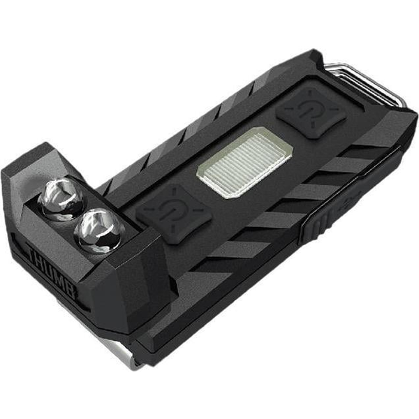 Nitecore Thumb Led Linterna Llavero 120° De Inclinación Del Cabezal A 85 Lúmenes Negro