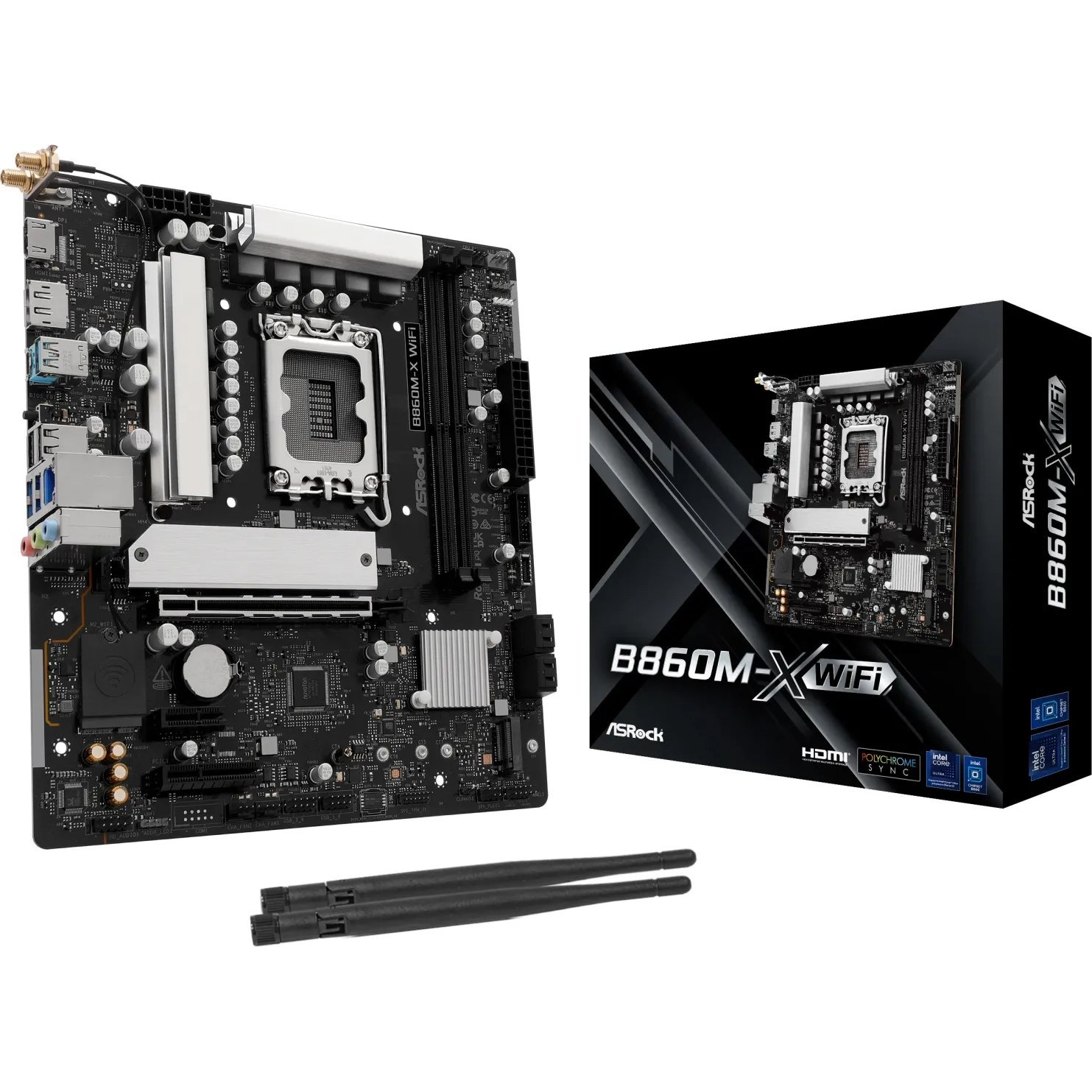 ASRock B860M-X WiFi DDR5 Intel s1851 MicroATX alaplap (90-MXBRY-A0UAYZ)