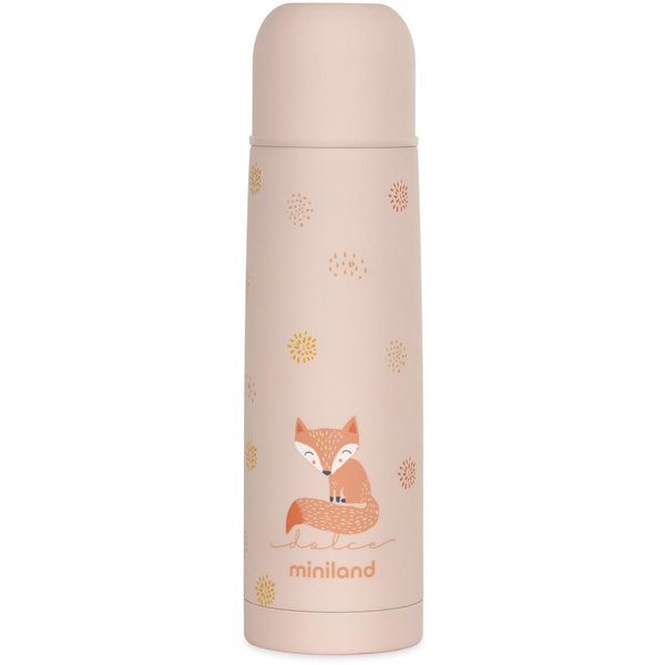 Термос Miniland Dolce 500 мл, двойна стена, издръжлив, розов