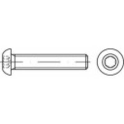 TOOLCRAFT 148081 Csavarok M4 25 mm Belső hatlapú Acél 500 db (148081)