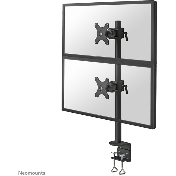 Neomounts FPMA-D700DV flat panel bureau steun 68,6 cm (27") Zwart