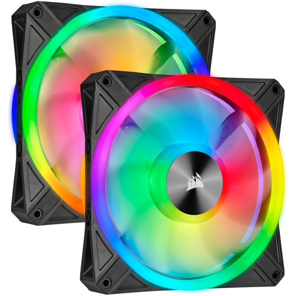 Вентилатор Corsair iCUE QL140 RGB, 140 мм, PWM, Kit