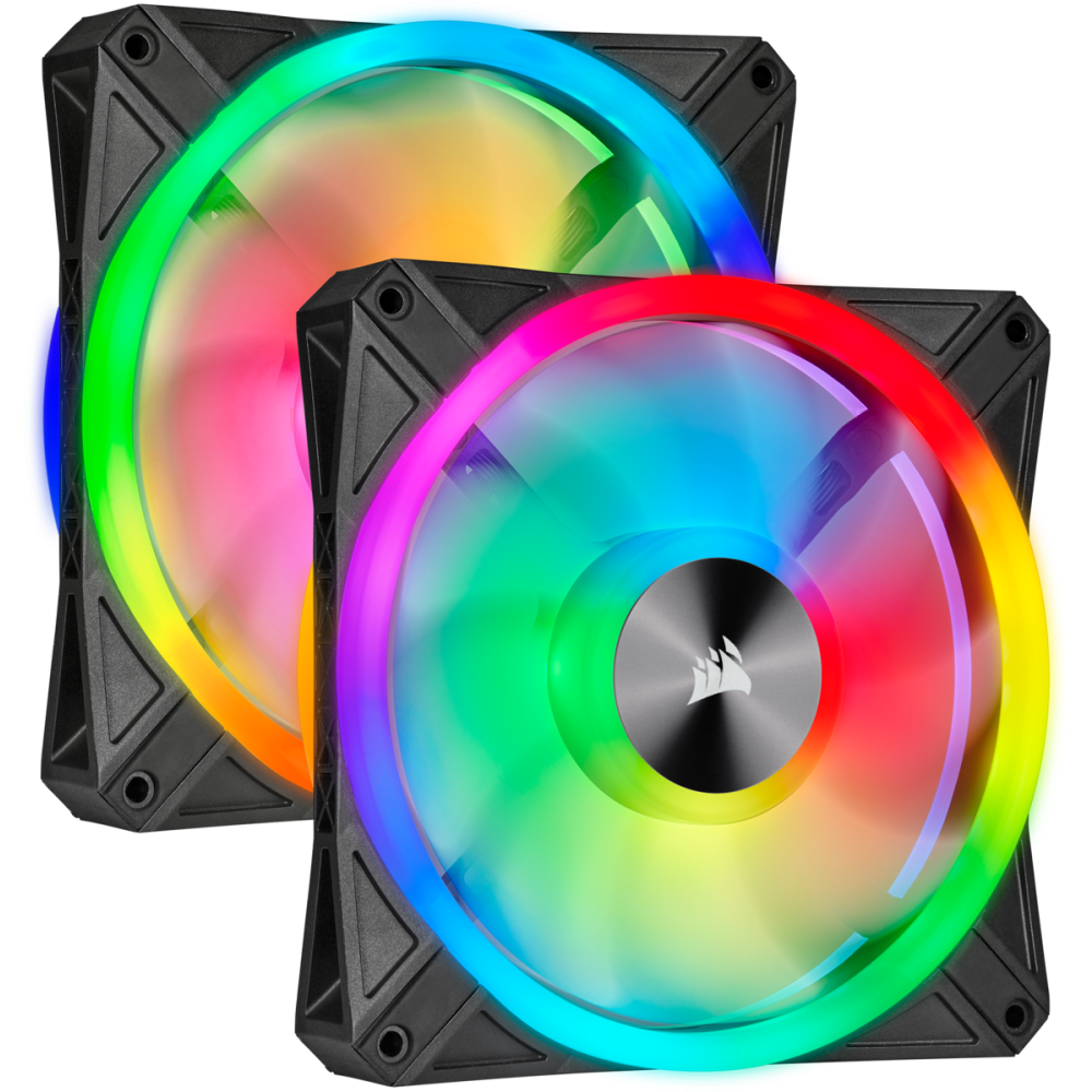 CORSAIR QL140 RGB 2db 140mm Ventilátor (CO-9050100-WW)