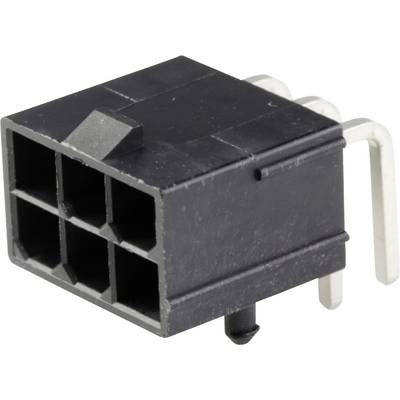Molex Beépíthető stift sor (standard) Pólusok száma 6 Raszterméret: 4.2 mm 455580003 1 db Tray (455580003)