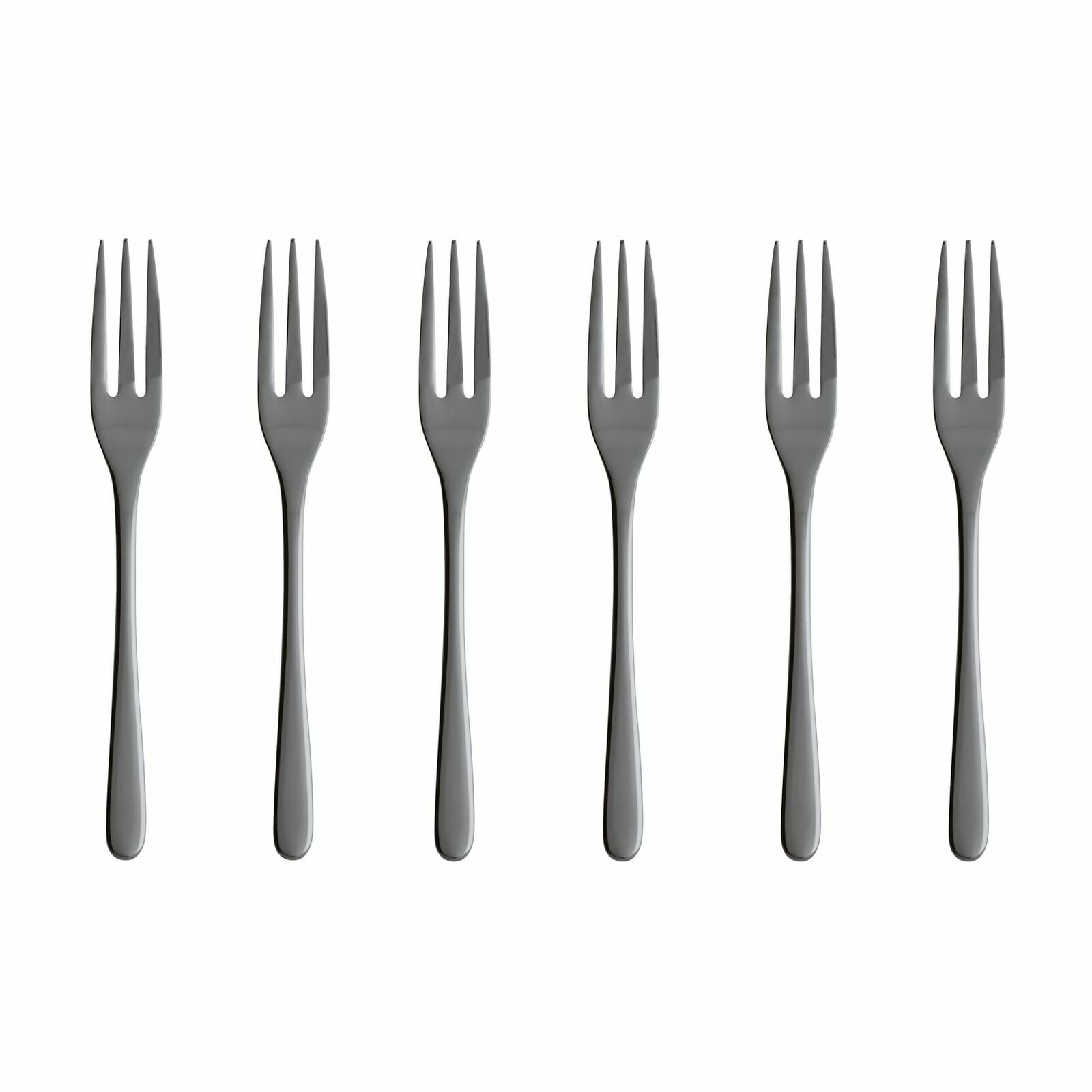 Sambonet Taste PVD Desszert villa készlet - Fekete (6 darabos) (52453CA5)