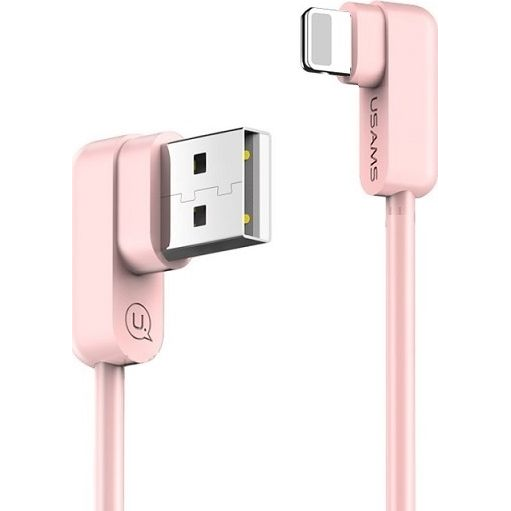 Kabel USB Usams USB-A - Lightning 1.2 m Różowy (IPUSBCY03)