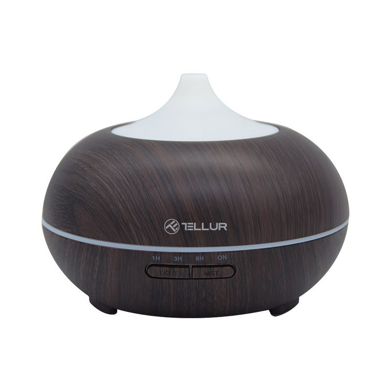 Tellur WiFi Smart Aroma Diffuser 300ml LED Dark Brown párologtató (TLL331261) (TLL331261)