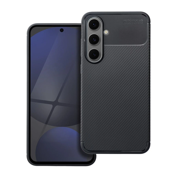 Samsung S24 FE készülékhez Carbon Premium tok fekete