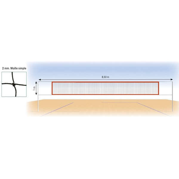 TREMBLAY Strandröplabda háló Tremblay 8.5 m