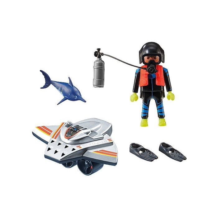 Playmobil 70145 Búvár robogó mentési művelet (70145)