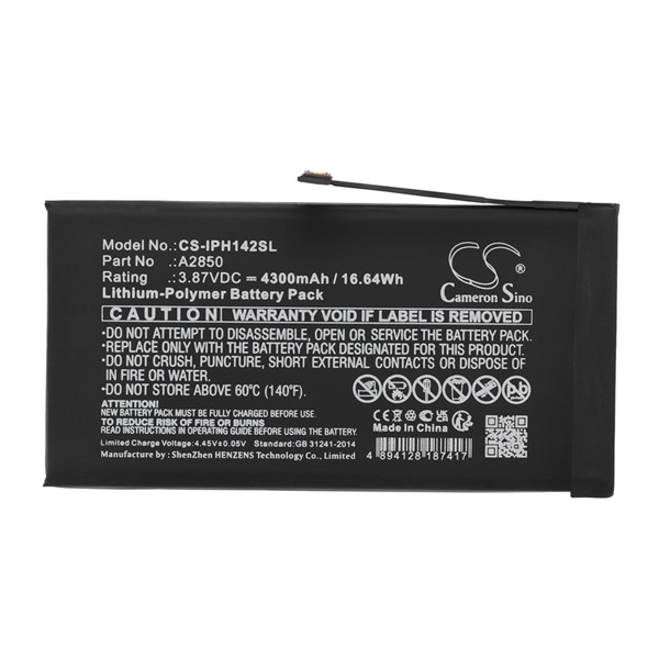 Cameron Sino CS-IPH142SL Apple iPhone 14 Plus Telefon akkumulátor 4300 mAh