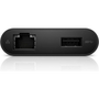 DELL DA200 dokkoló állomás és port replikátor Vezetékes USB 3.2 Gen 1 (3.1 Gen 1) Type-C Fekete