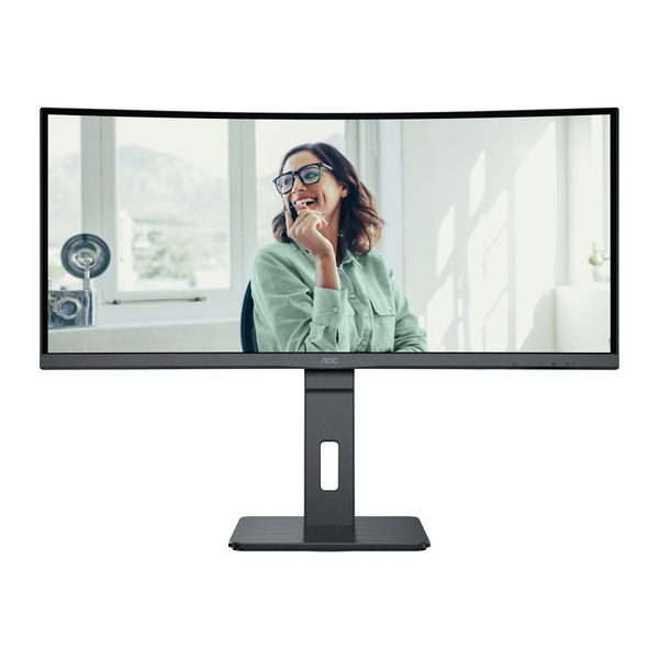 AOC CU34P3CV компютърен монитор 86,4 см (34") 3440 x 1440 пиксела UltraWide Quad HD LED Черен