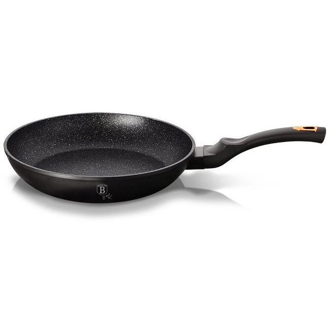 BerlingerHaus Pan márványfelületen 20cm BH-1633 fekete rózsaszínű gyűjtemény (BH-1633)