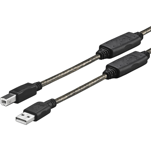 Vivolink PROUSBAB5 cavo USB USB 2.0 5 m USB A USB B Nero
