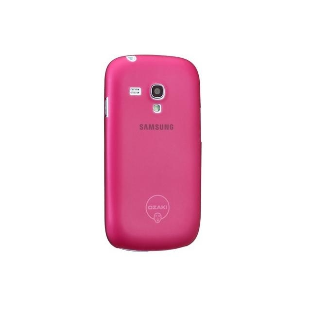 Ozaki OC700PK O!Coat 0.4 Jelly Samsung Galaxy S3 Mini Hátlap tok - Rózsaszín (OC700PK)