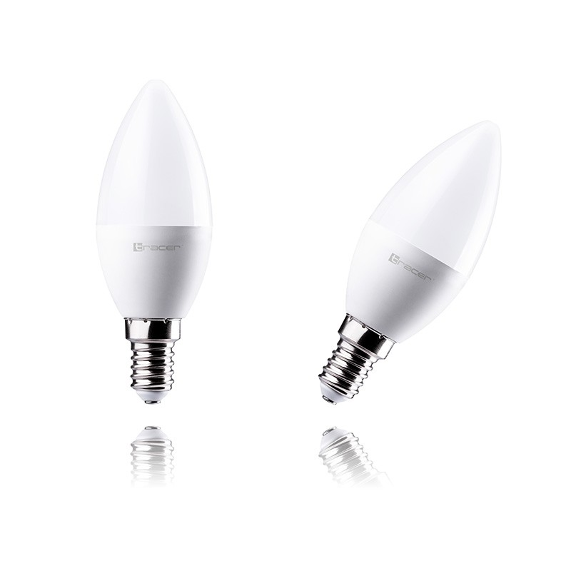 Tracer LED izzó 5W 400lm 3000K E14 - Meleg fehér (2db/csomag) (TRAZAR46499)