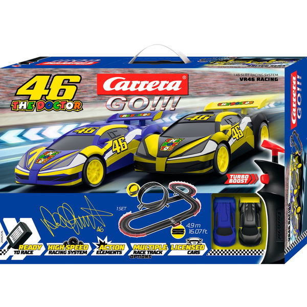 Carrera GO!!! VR46 Ultimate Racing Versenypálya 4,9m
