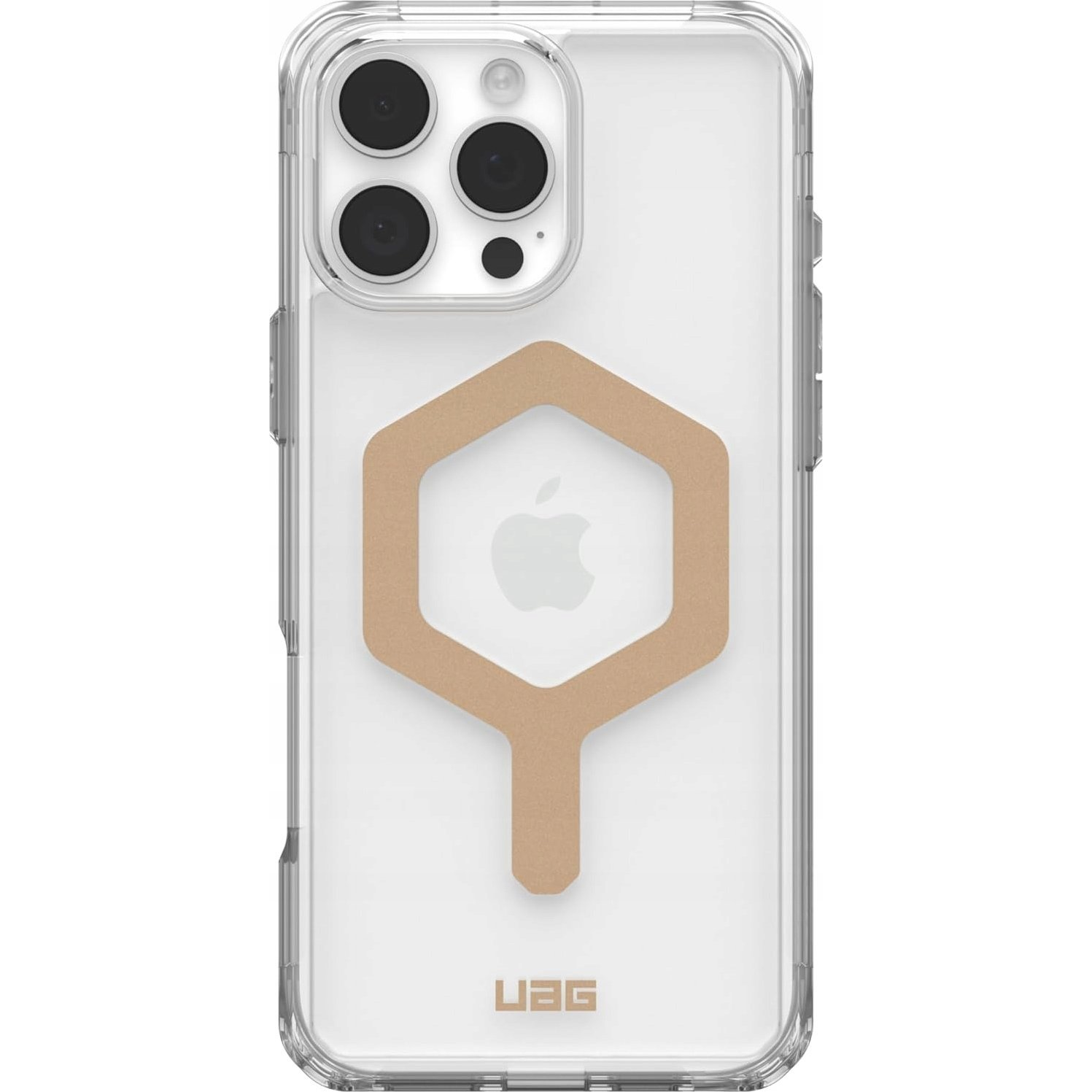 UAG Plyo Apple iPhone 16 Pro Max hátlap tok, ice/arany (átlátszó) (114481114381)