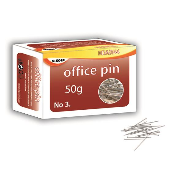 Sakota 28mm Gombostű (50 gr/csomag) (10214/HDA0144)