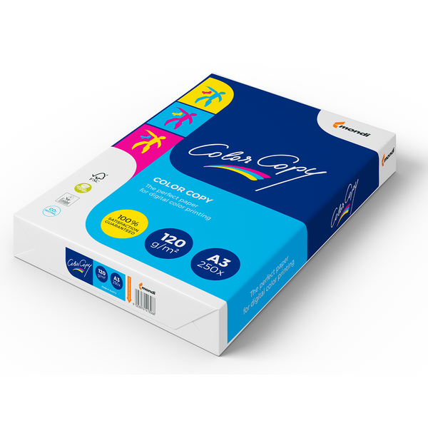 Papel Fotocopiadora Color Copy Din A3 120 Gramos Paquete De 250 Hojas