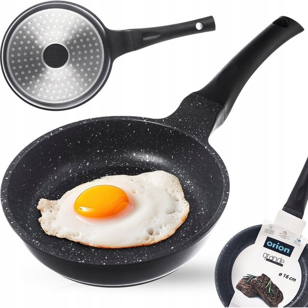 Hagyományos serpenyő Orion Grande 16 cm gránit