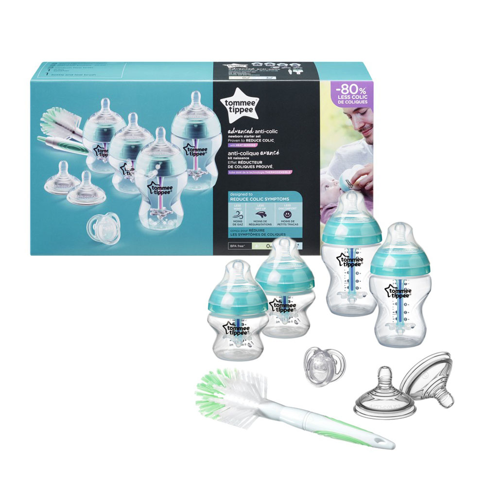 Tommee Tippee cumisüveg Advanced anti colic újszülött kezdő szett türkiz (MTTF-5010415226099)
