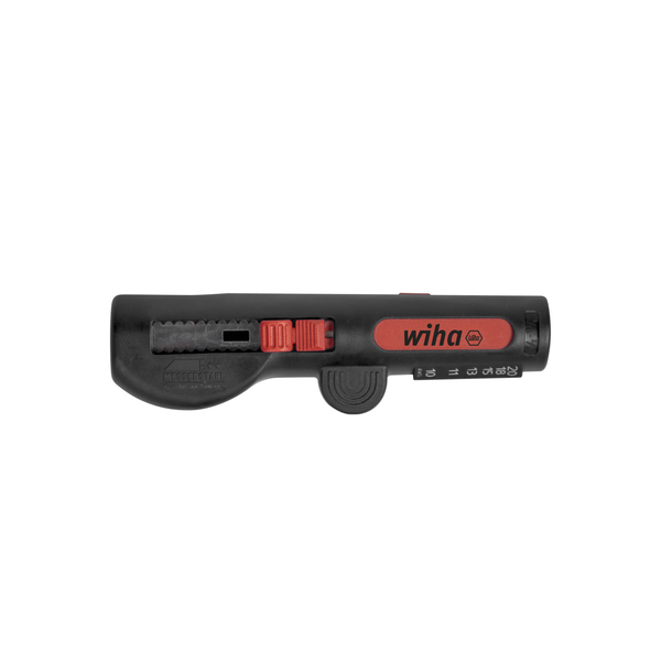 Abisolier-Multitool, für Rundkabel, Abisolier-/ Abmantelungswerkzeug (schwarz/rot, bis 6mm²)