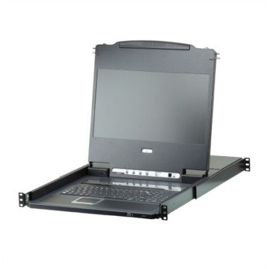 ATEN CL6708MW rack-konsol 43,9 cm (17.3") 1920 x 1080 pixel Metal, Plast Sort 1U