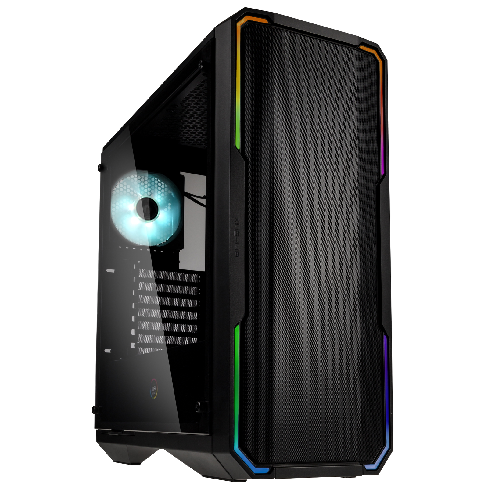 BitFenix Enso Mesh RGB Számítógépház - Fekete (BFC-ESM-150-KKWGK-RP)