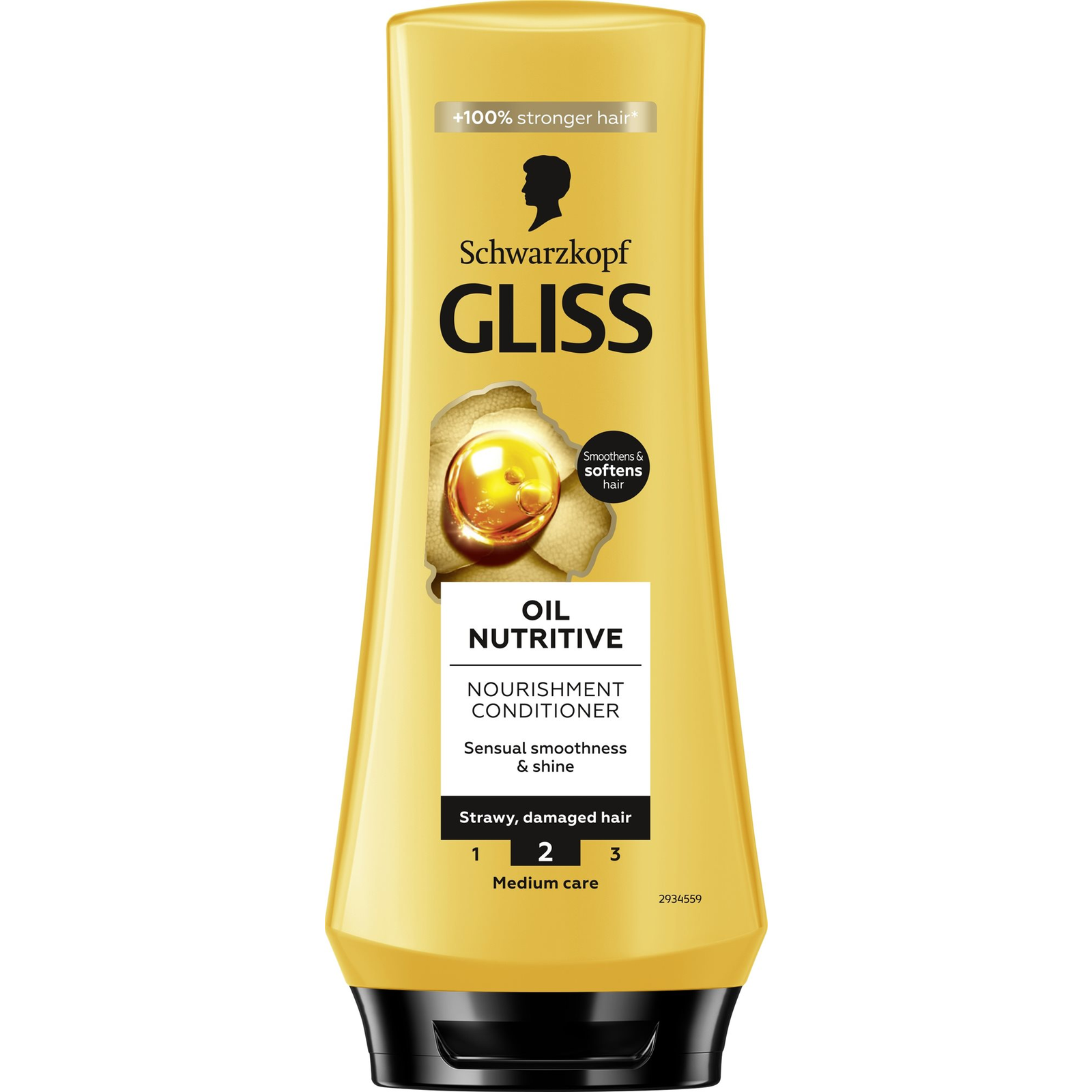 Schwarzkopf Gliss Oil Nutritive - tápláló, 200ml (9000100398572)