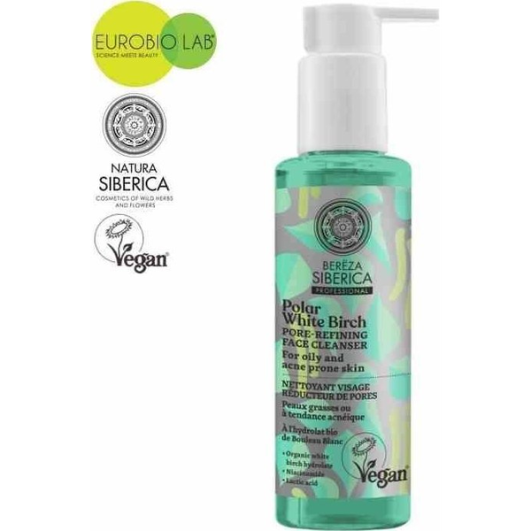 Limpiador Facial Refinador De Poros Bereza Natura Siberica 145 Ml