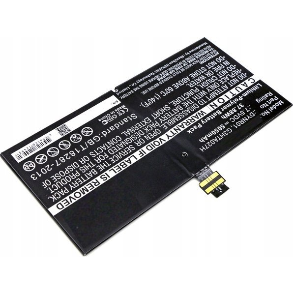 Cameron Sino Li-Polymer Akku 7.5v/5050mah, Microsoft Dynr01 Kompatibilis, Fekete