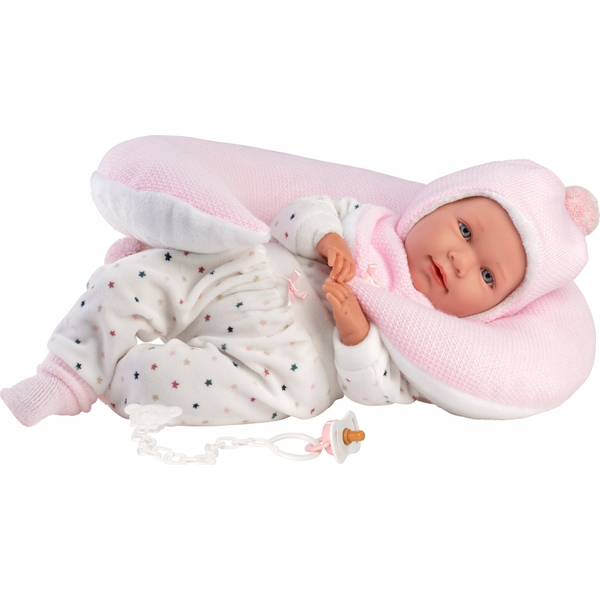 Llorens: Mimi 42cm-es baba hanggal, pocak párnával